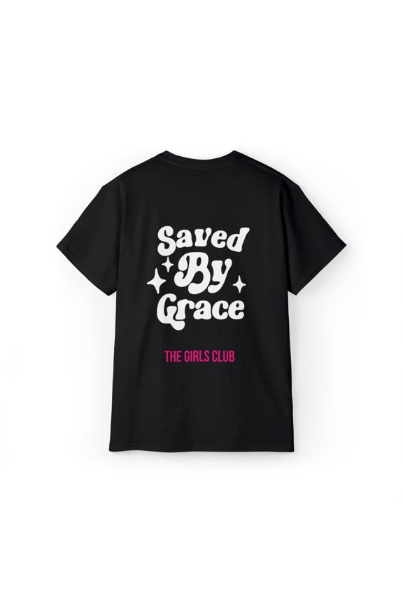 Saved By Grace BLK T-Shirts