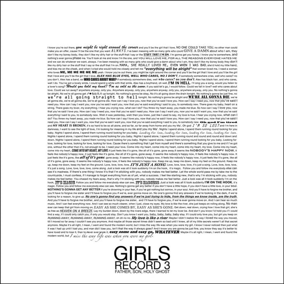 The Girls - Fathers, Son, Holy Ghost - Music & Performance - Vinyl