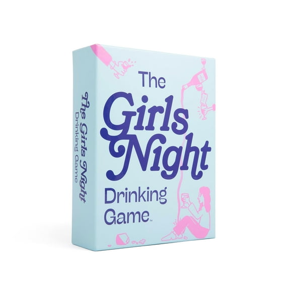 The Girls Night Drinking Game by DSS Games [Girls Night Out, Card Game, Bachelorette Party Games, Games for Big Groups, Party Game, for Her, 21st Birthday Gift | Ages 21 and Up]