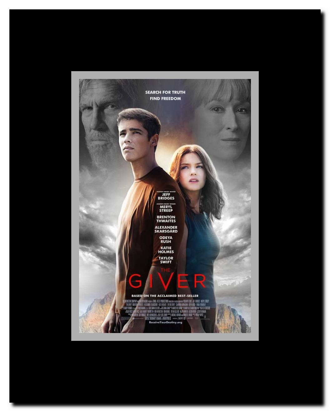 The Giver Framed Movie Poster