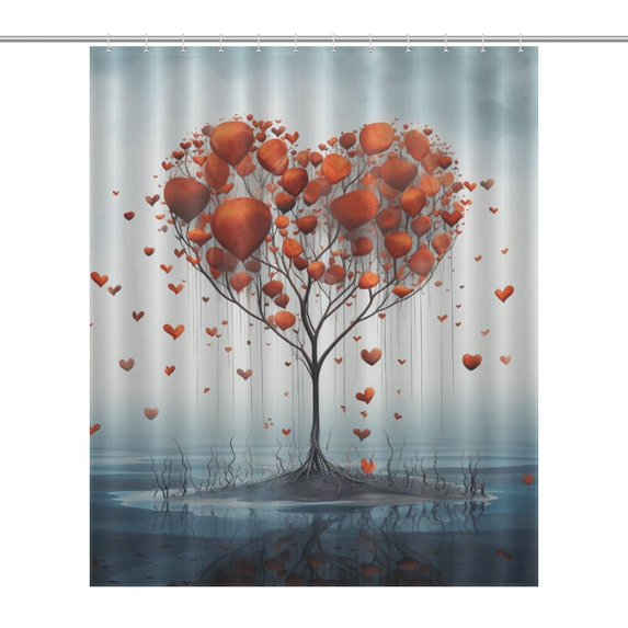 The Giving Tree Door Shower Curtain The Giving Tree Bathroom Decor Fabric Polyester Waterproof 12 Pack Hooks