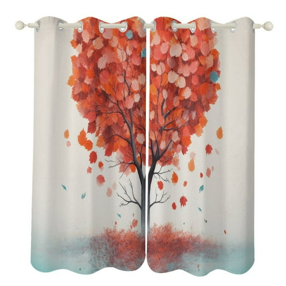 The Giving Tree Modern Window for Living Room Curtains for Child Bedroom Kitchen Decor Blinds Drapes