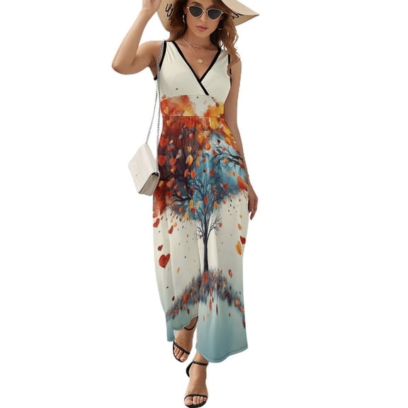 The Giving Tree Pattern Design Sleeveless Dress Summer Clothes for Women Women's Clothing 2025