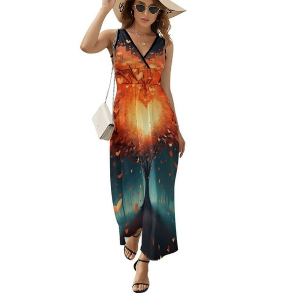 The Giving Tree Pattern Design Sleeveless Dress Summer Clothes for Women Women's Clothing 2025
