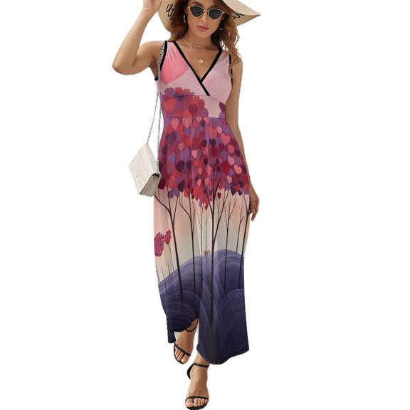 The Giving Tree Pattern Design Sleeveless Dress Summer Clothes for Women Women's Clothing 2025