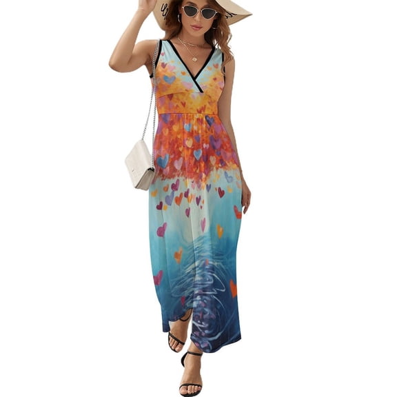 The Giving Tree Sleeveless Dress Woman Fashion Long Dresses Women's Summer Suit Dress 2025