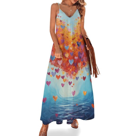 The Giving Tree Sleeveless Dress Woman Fashion Long Dresses Women's Summer Suit Dress Summer 2025 Women