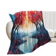 thumbnail image 1 of The Giving Tree Soft Cozy Warm, Lightweight And Plush Flannel Throw Blankets - Perfect for Couch, Bed, Travel, 1 of 7