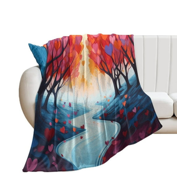 The Giving Tree Soft Cozy Warm, Lightweight And Plush Flannel Throw Blankets - Perfect for Couch, Bed, Travel
