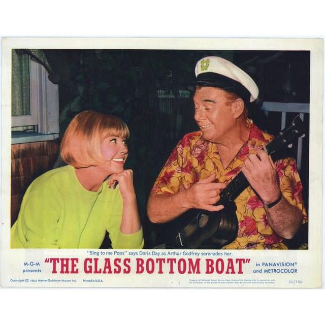 The Glass Bottom Boat movie POSTER (Style A) (11" x 14") (1966