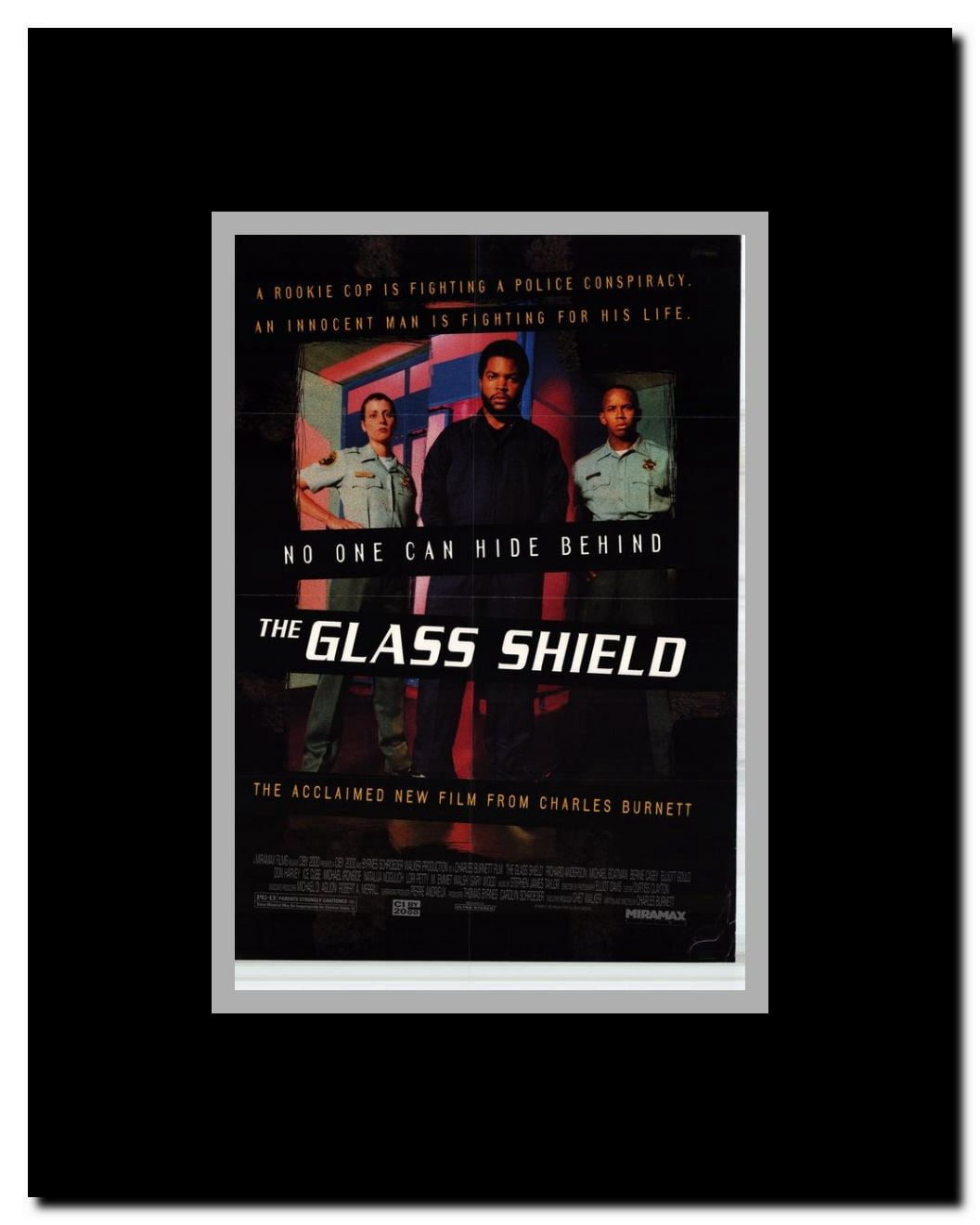 The Glass Shield Framed Movie Poster
