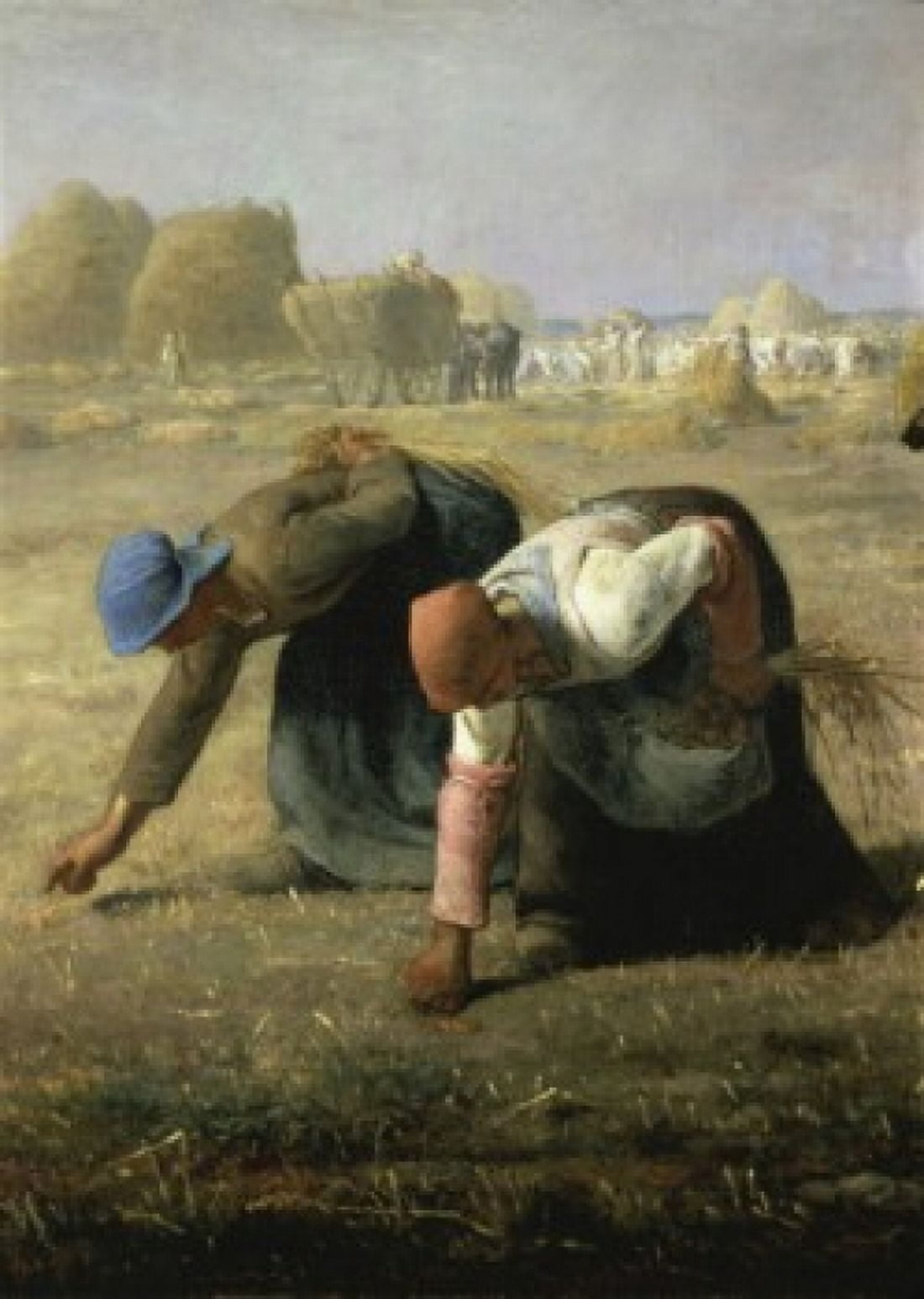 The Gleaners (Detail) (Les Glaneuses) 1857 Jean Francois Millet (1814-1875French) Musee dOrsay Paris Canvas Art - Jean Francois Millet (18 x 24)