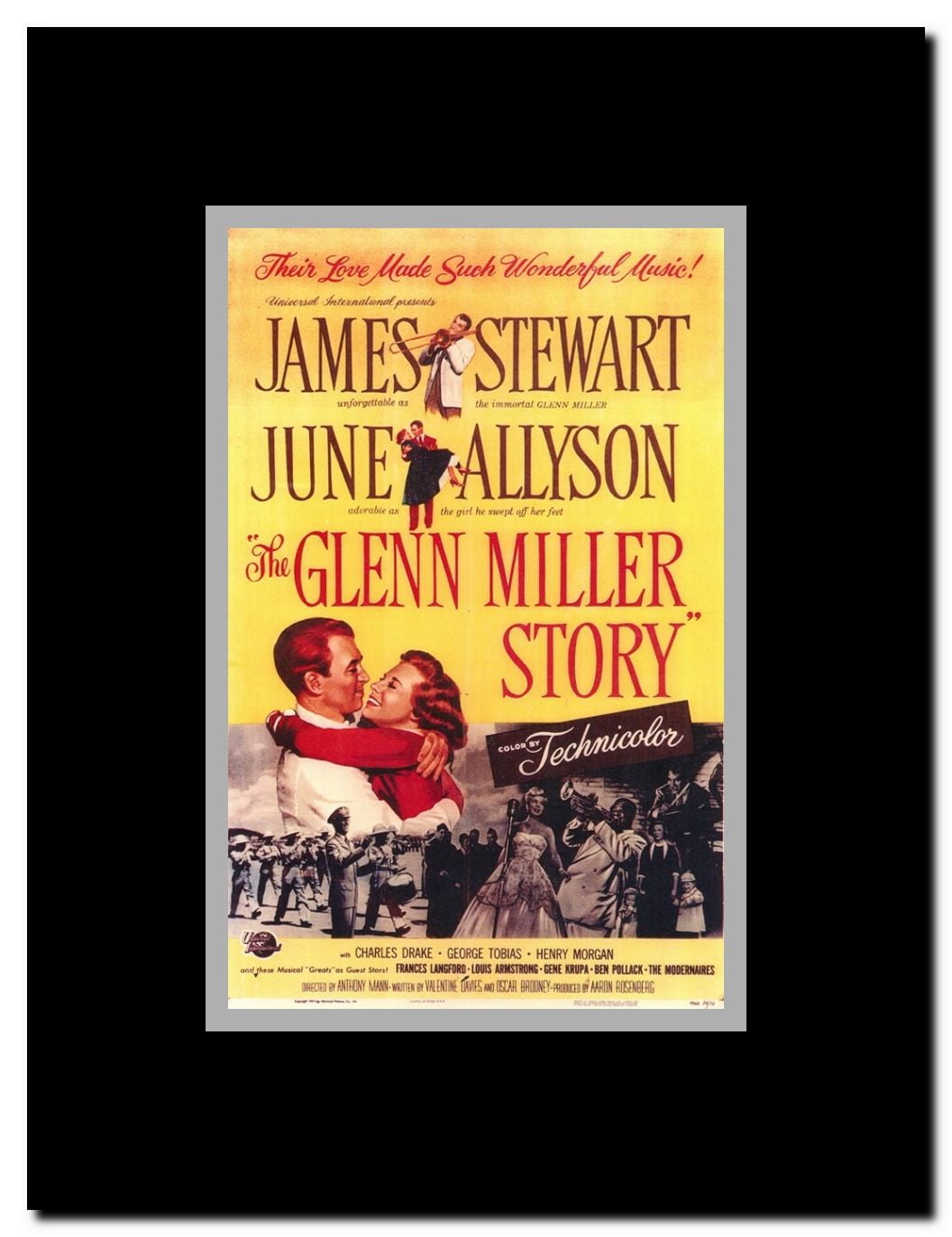 The Glenn Miller Story Framed Movie Poster