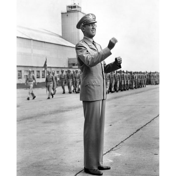 The Glenn Miller Story James Stewart 1954 Photo Print (16 x 20)
