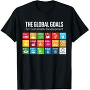 The Global Goals 17 Global Goals Icons Grid T Shirt