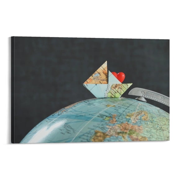 The Globe Poster Decorative Painting Canvas Wall Art Living Room Posters Bedroom Painting 16x24inch(40x60cm)