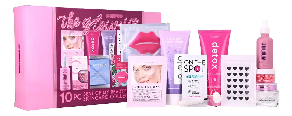 "The Glow Up" 10-piece skincare collection set by My Beauty Spot