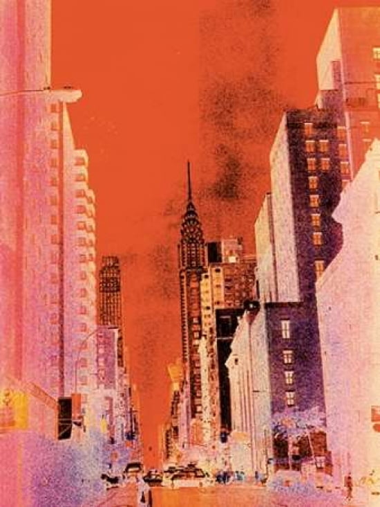 The Glowing City Canvas Art - Amelia Lancaster (18 x 24)