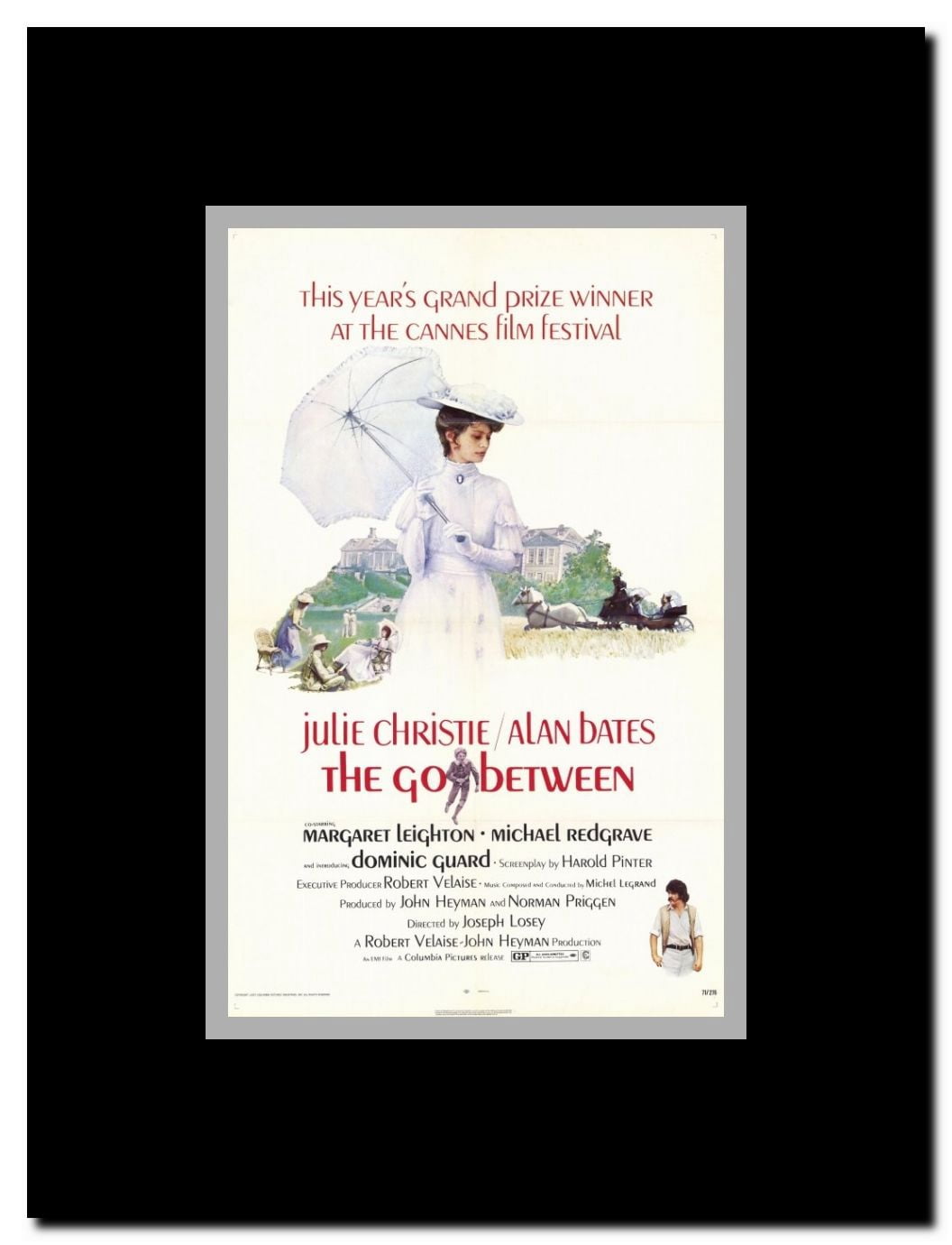 The Go-Between Framed Movie Poster