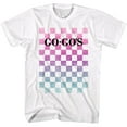 thumbnail image 1 of The Go-Go's Checkered White Adult T-Shirt, 1 of 2