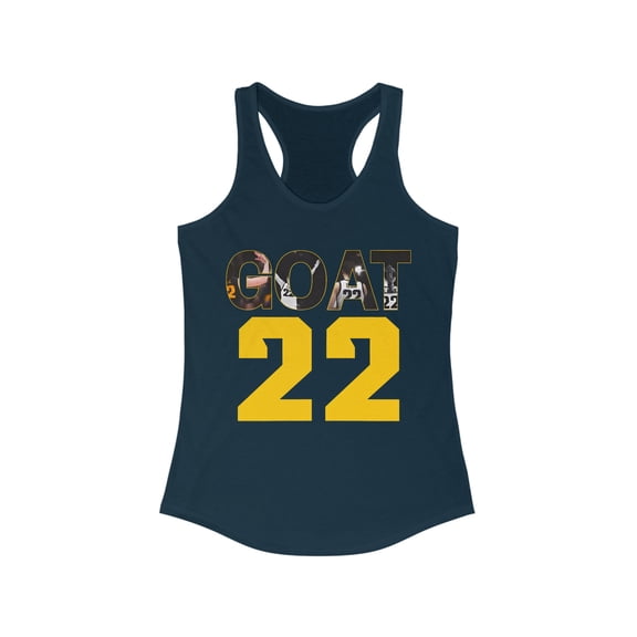 The Goat Caitlin Clark 22 Basketball lover Women's Ideal Racerback Tank
