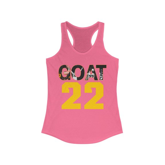 The Goat Caitlin Clark 22 Basketball lover Women's Ideal Racerback Tank