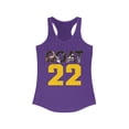 thumbnail image 1 of The Goat Caitlin Clark 22 Basketball lover Women's Ideal Racerback Tank, 1 of 2