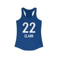 thumbnail image 1 of The Goat Caitlin Clark 22 Basketball lover Women's Ideal Racerback Tank, 1 of 2