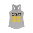 thumbnail image 1 of The Goat Caitlin Clark 22 Basketball lover Women's Ideal Racerback Tank, 1 of 2