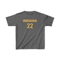 thumbnail image 1 of The Goat Caitlin Clark 22 for Women's Basketball Fan Gift Kids Cotton Tee, 1 of 2