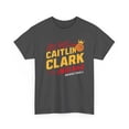 thumbnail image 1 of The Goat Caitlin Clark Fever 22 for Basketball fan Unisex Cotton Tee, 1 of 9