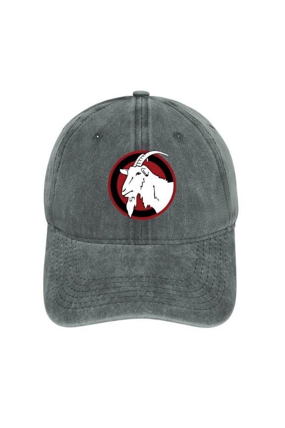 The Goat Gray Hat Adjustable Funny Fashion Unisex Baseball Cap for Men Women
