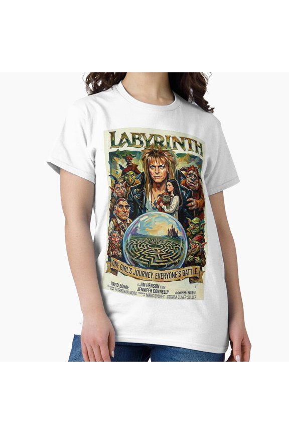The Goblin King Domain Labyrinth Fantasy Tribute Graphic T-Shirt