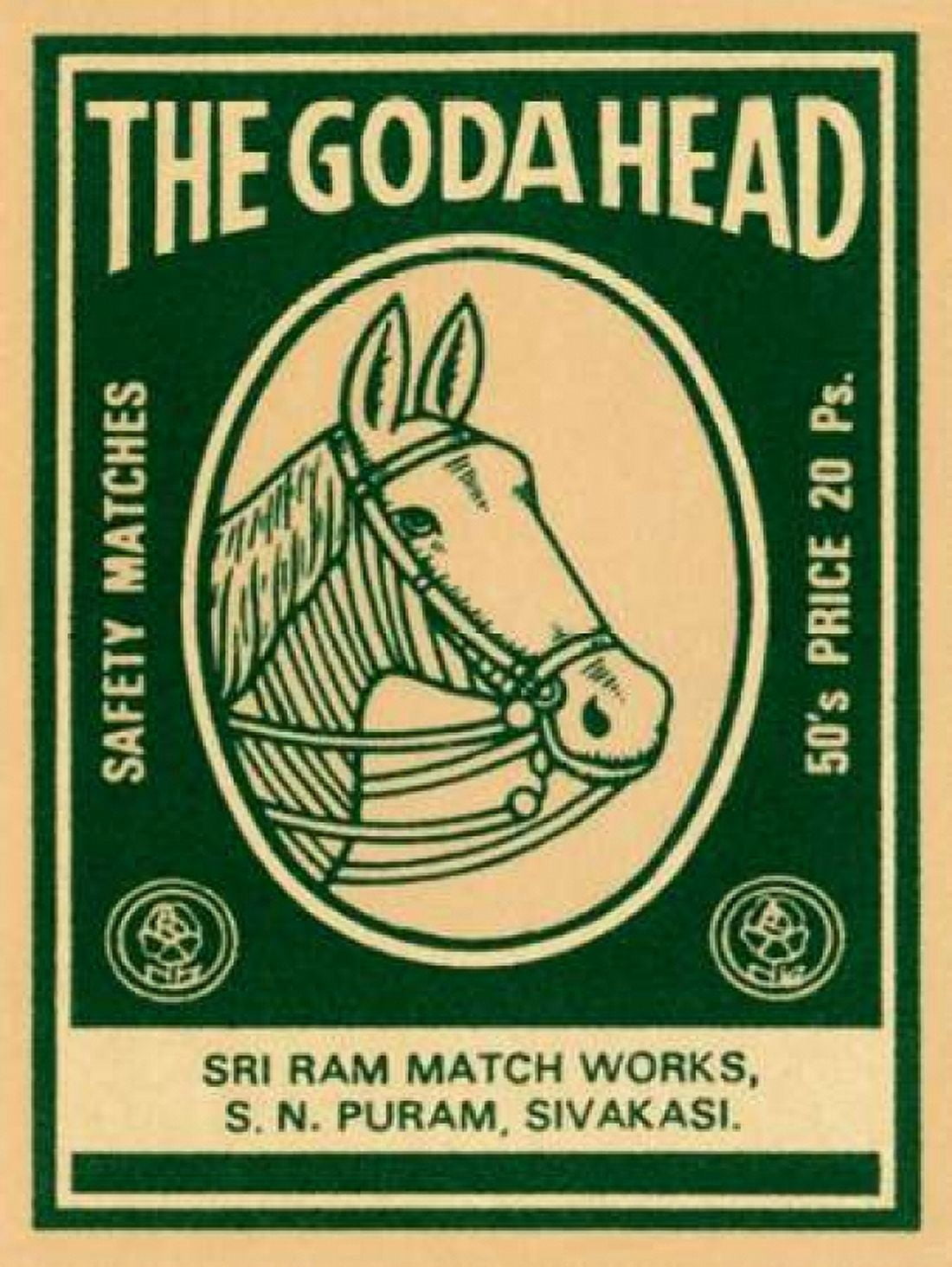 The Goda Head M Canvas Art - Phillumenart (18 x 24)