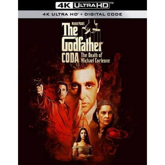 The Godfather, Coda: The Death of Michael Corleone (4K Ultra HD) (30th Anniversary Edition) [1990]