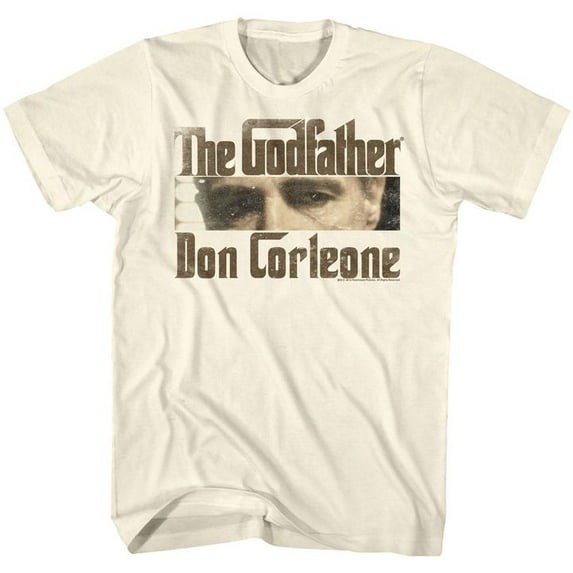 The Godfather Cutting Eyes Natural Adult T-Shirt 4Xl