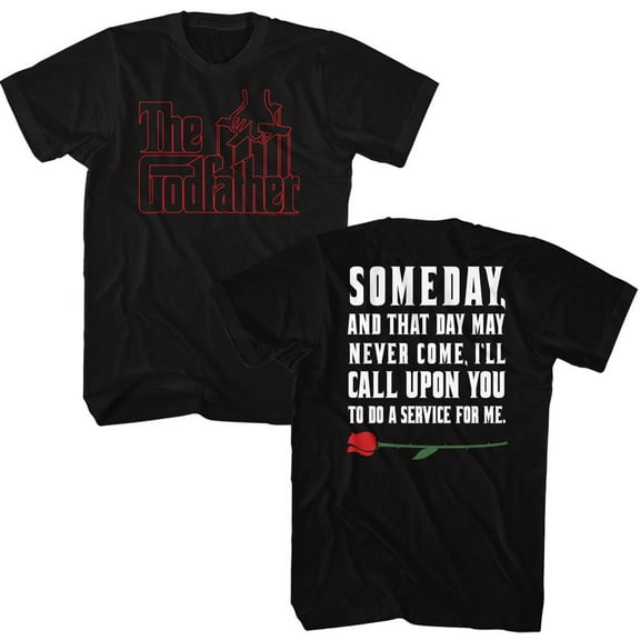 The Godfather Do A Service For Me Black T-Shirt