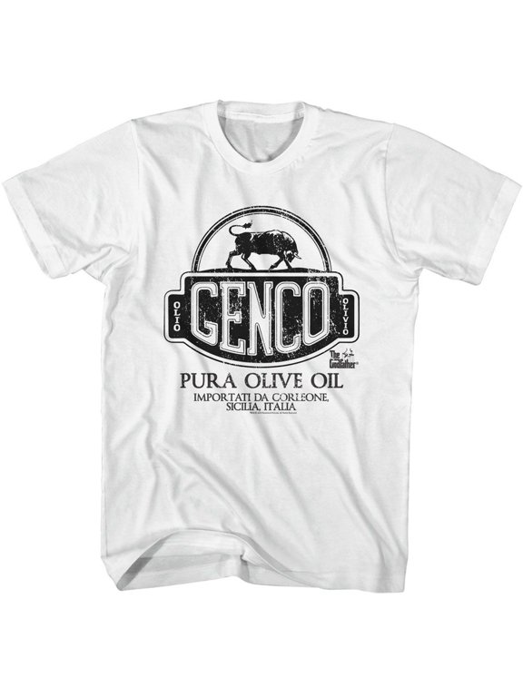 The Godfather Genco Pura OLive Oil White Adult T-Shirt M