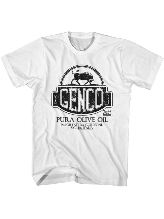 The Godfather Genco Pura OLive Oil White Adult T-Shirt