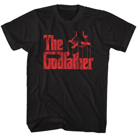 The Godfather Logo Red Black Adult T-Shirt