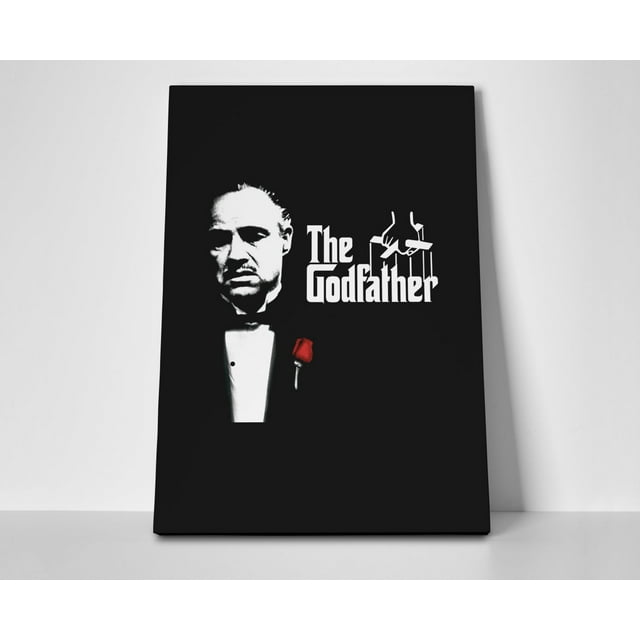 The Godfather Movie Poster or Wrapped Canvas - Walmart.com