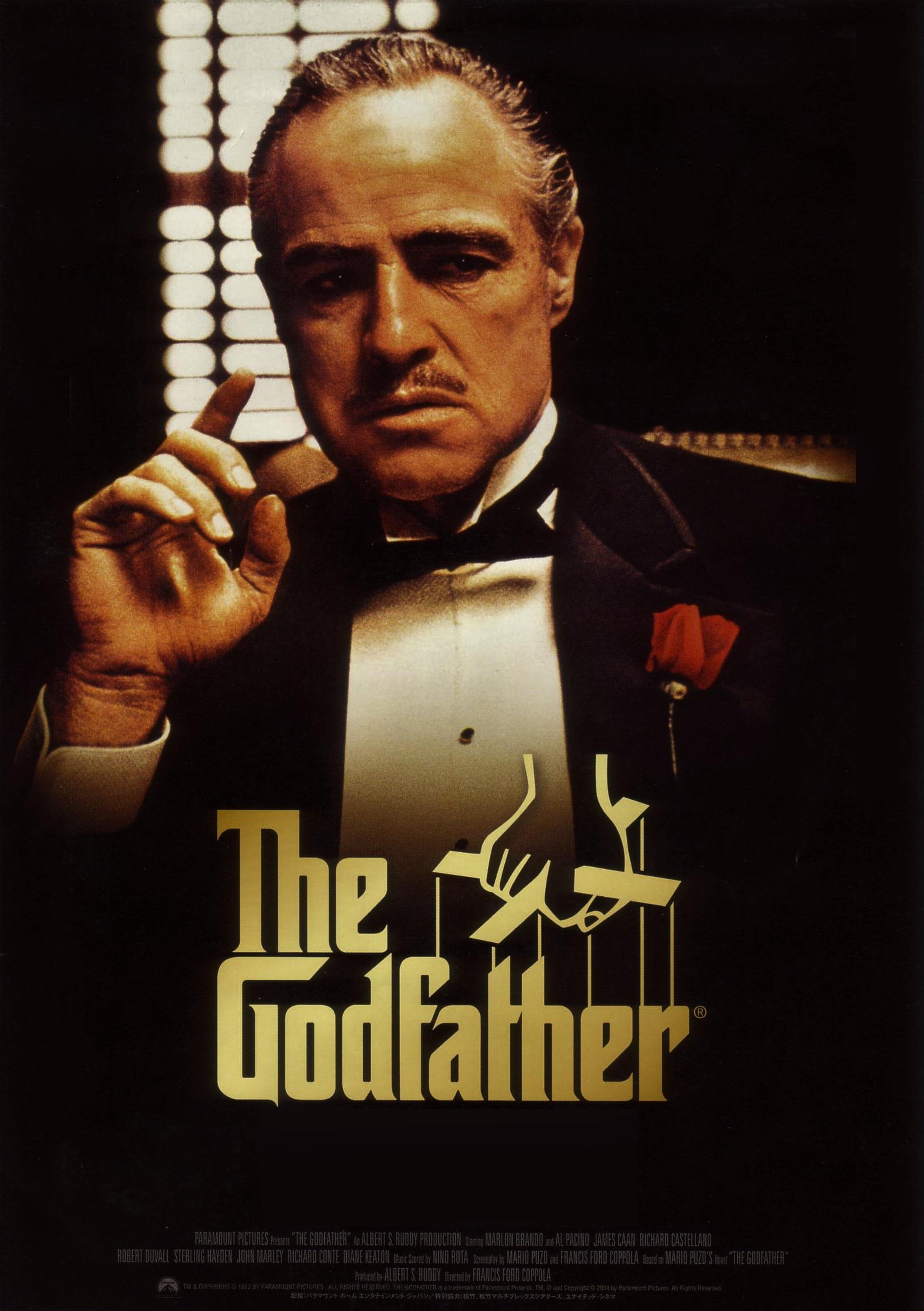 The Godfather Original Movie Poster -poster Frameless Gift 12 x 18