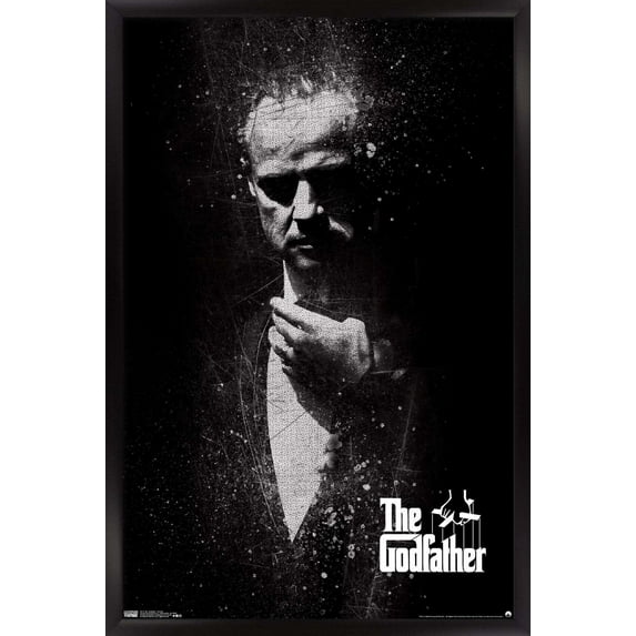 The Godfather - Portrait Wall Poster, 14.725" x 22.375", Framed