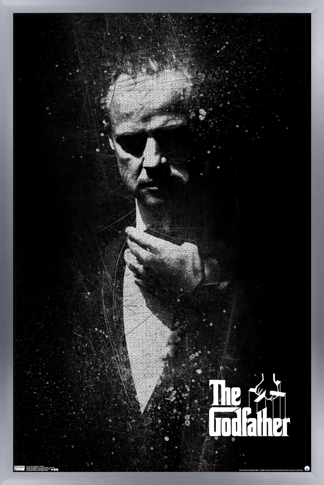 The Godfather - Portrait Wall Poster, 14.725" x 22.375", Framed