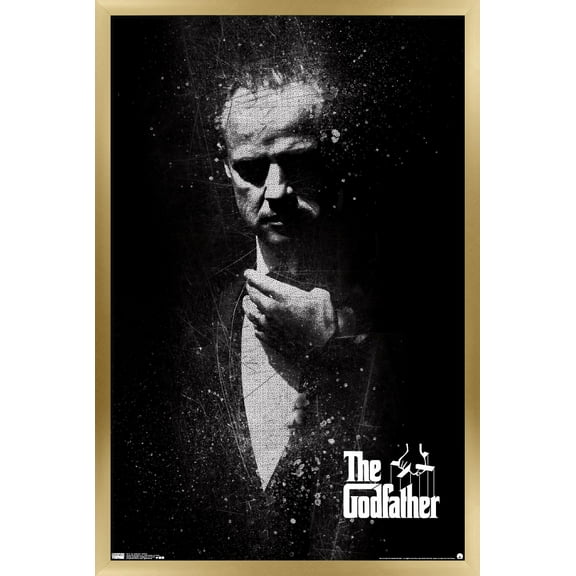 The Godfather - Portrait Wall Poster, 14.725" x 22.375", Framed