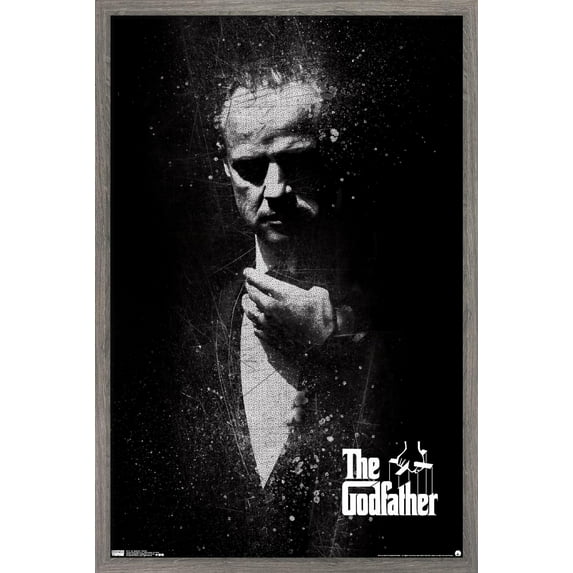 The Godfather - Portrait Wall Poster, 14.725" x 22.375", Framed