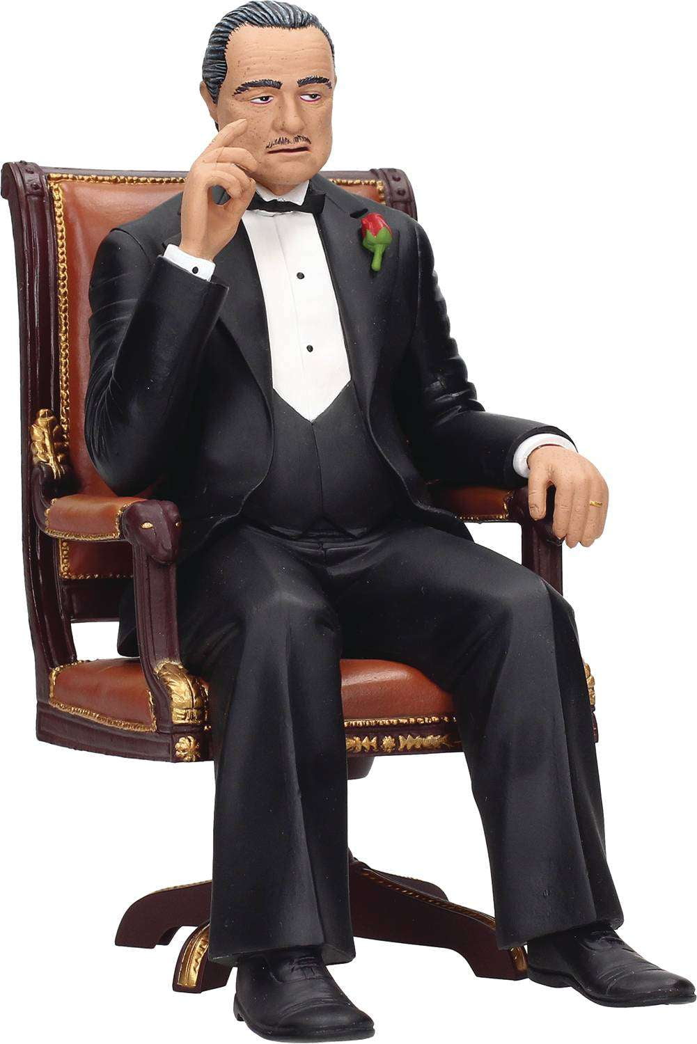 The Godfather Vito Corleone PVC Action Figure in Chair