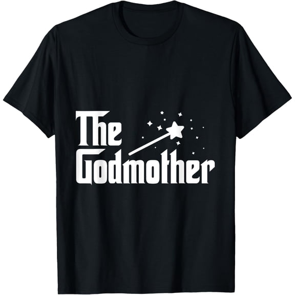 The Godmother of New Baby Funny Pun - Magic Fairy Wand T-Shirt