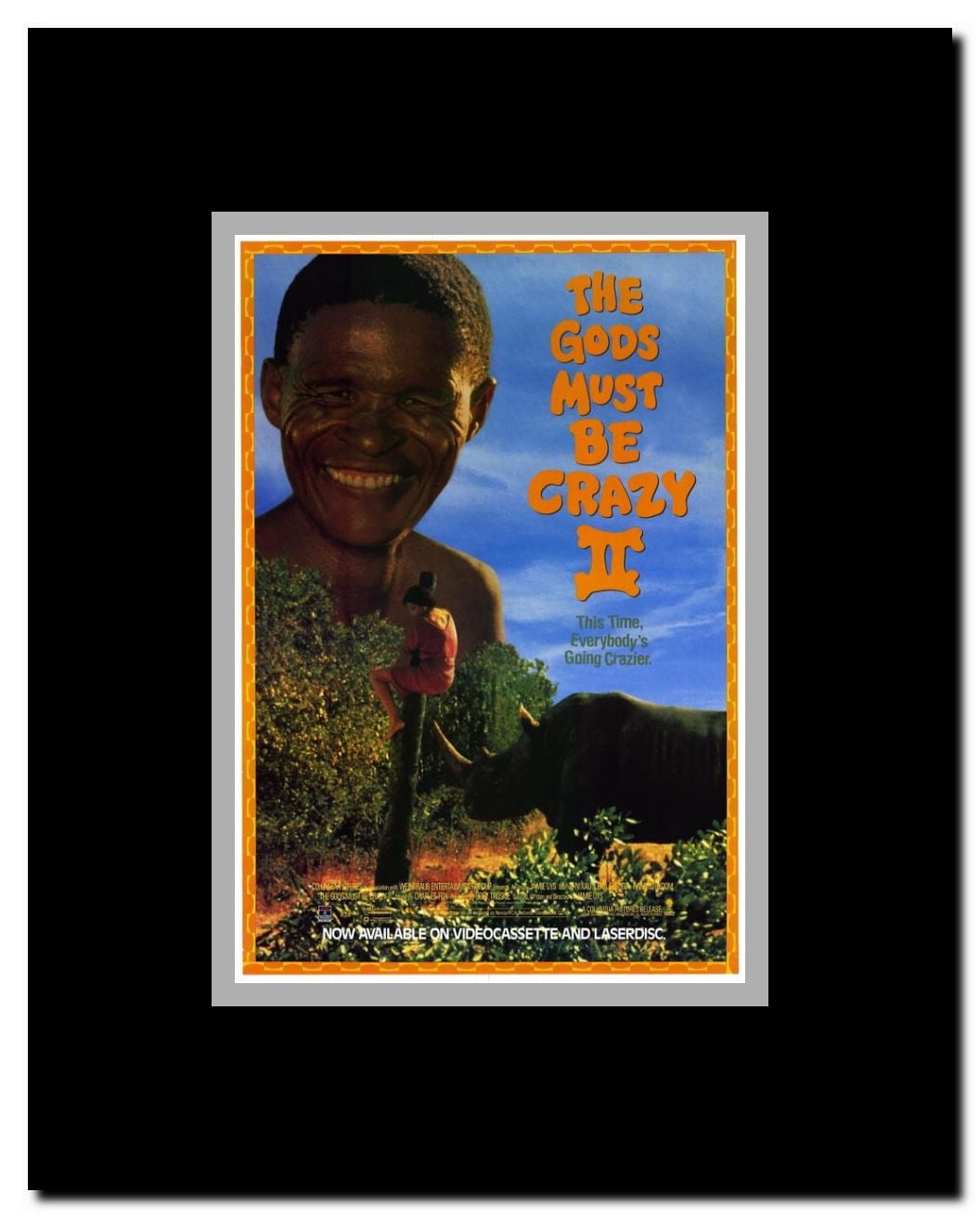 The Gods Must Be Crazy 2 Framed Movie Poster