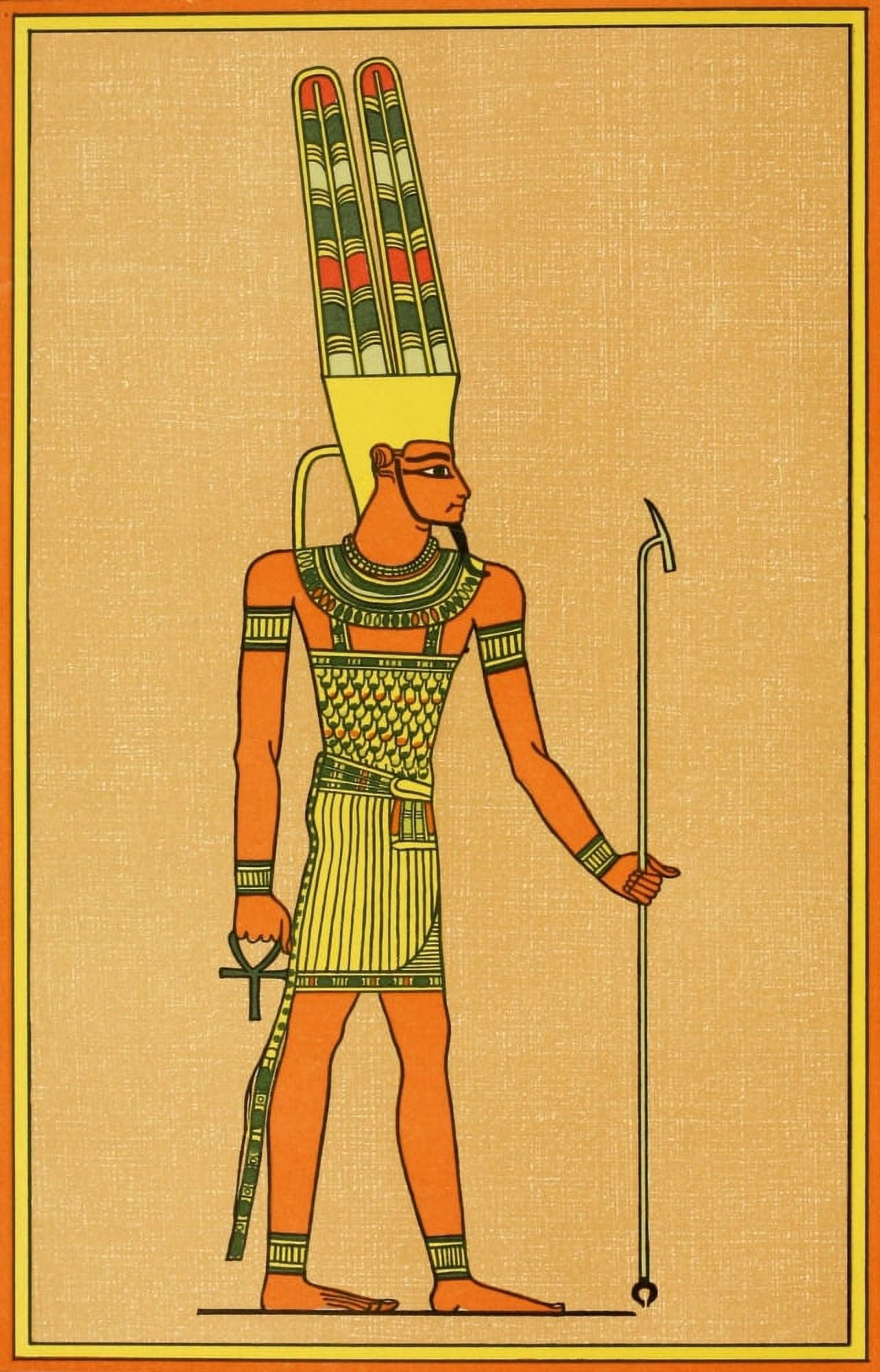 The Gods of the Egyptians 1904 Amen-Ra Canvas Art - Unknown (24 x 36)